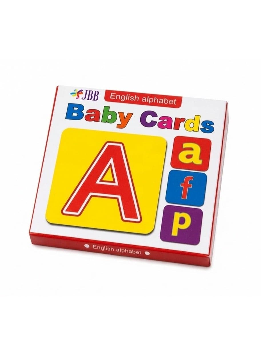 Baby Cards English Alphabet Flash Cards for Kids - Educational English Letter Learning Cards Card Games (٣)