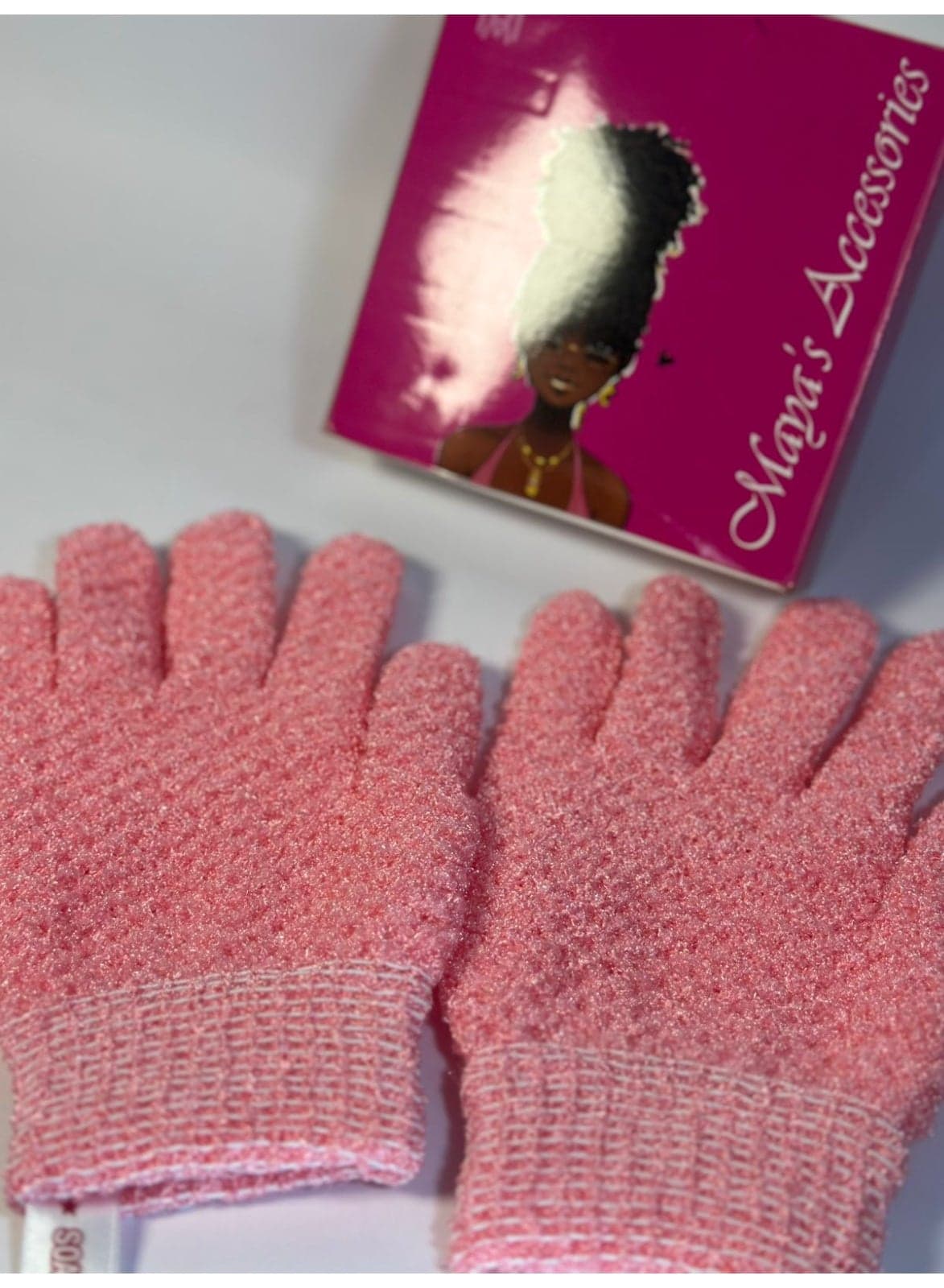 Exfoliating and scrubbing gloves for the skin, body exfoliating gloves, a pair of gloves (2 pieces) Bath Gloves