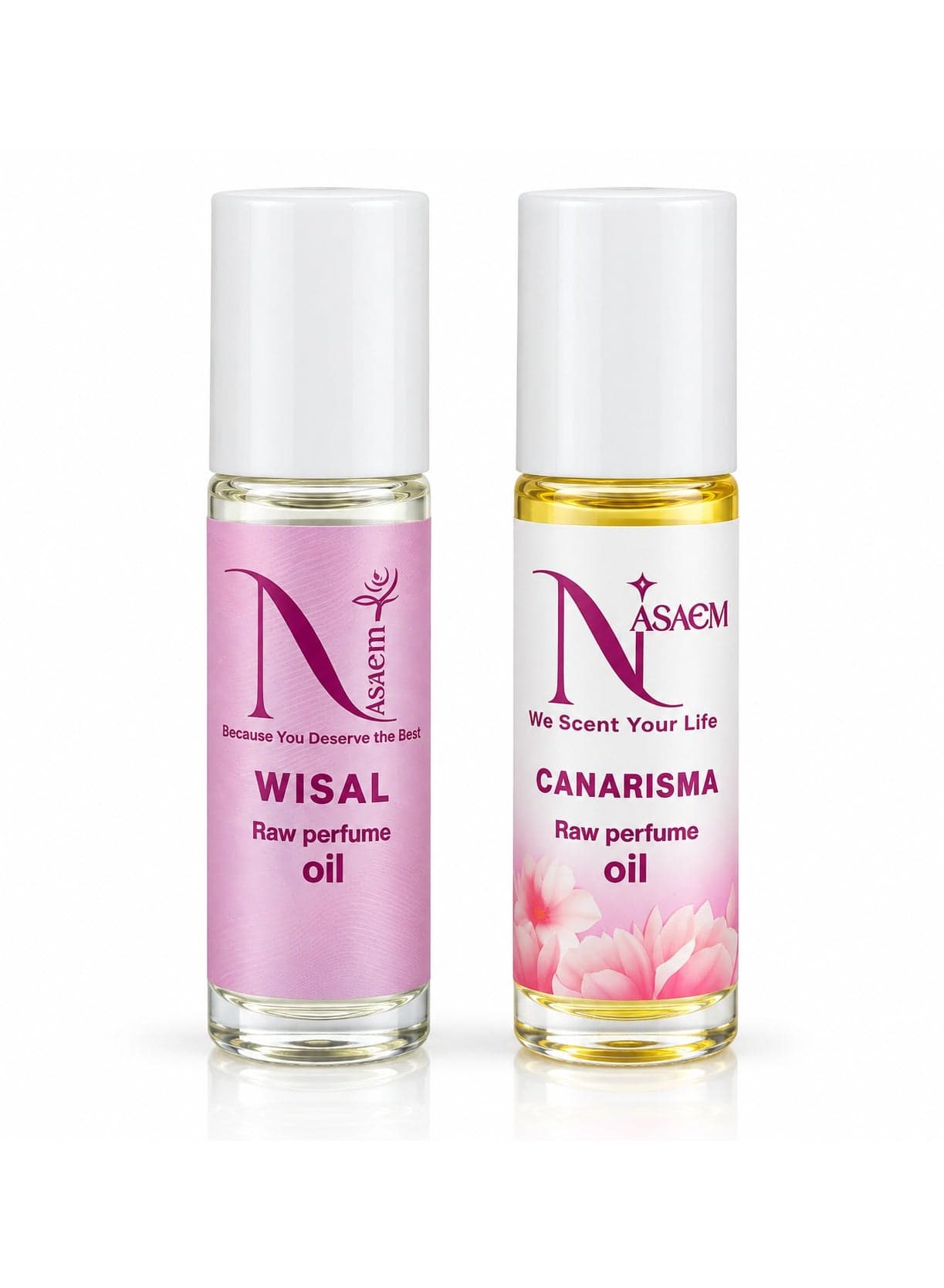 Nasaem Wisal & Canarisma Raw Perfume Oil Set - 2 Pieces