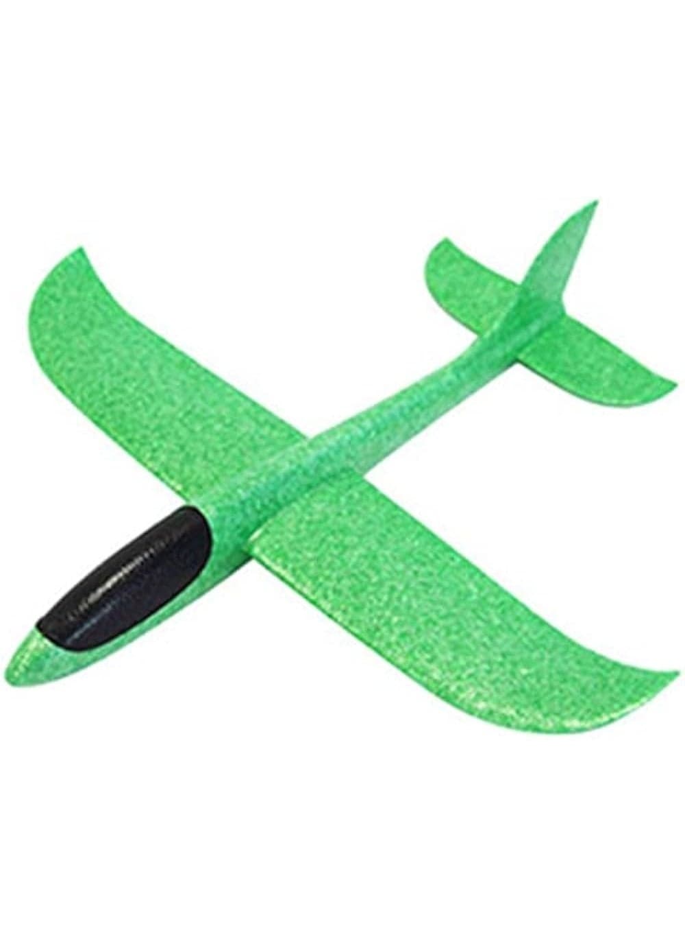 Kids Airplane Assembly Toy with LED Lights – Realistic Green Plane Building Kit for Skill Development Building Sets