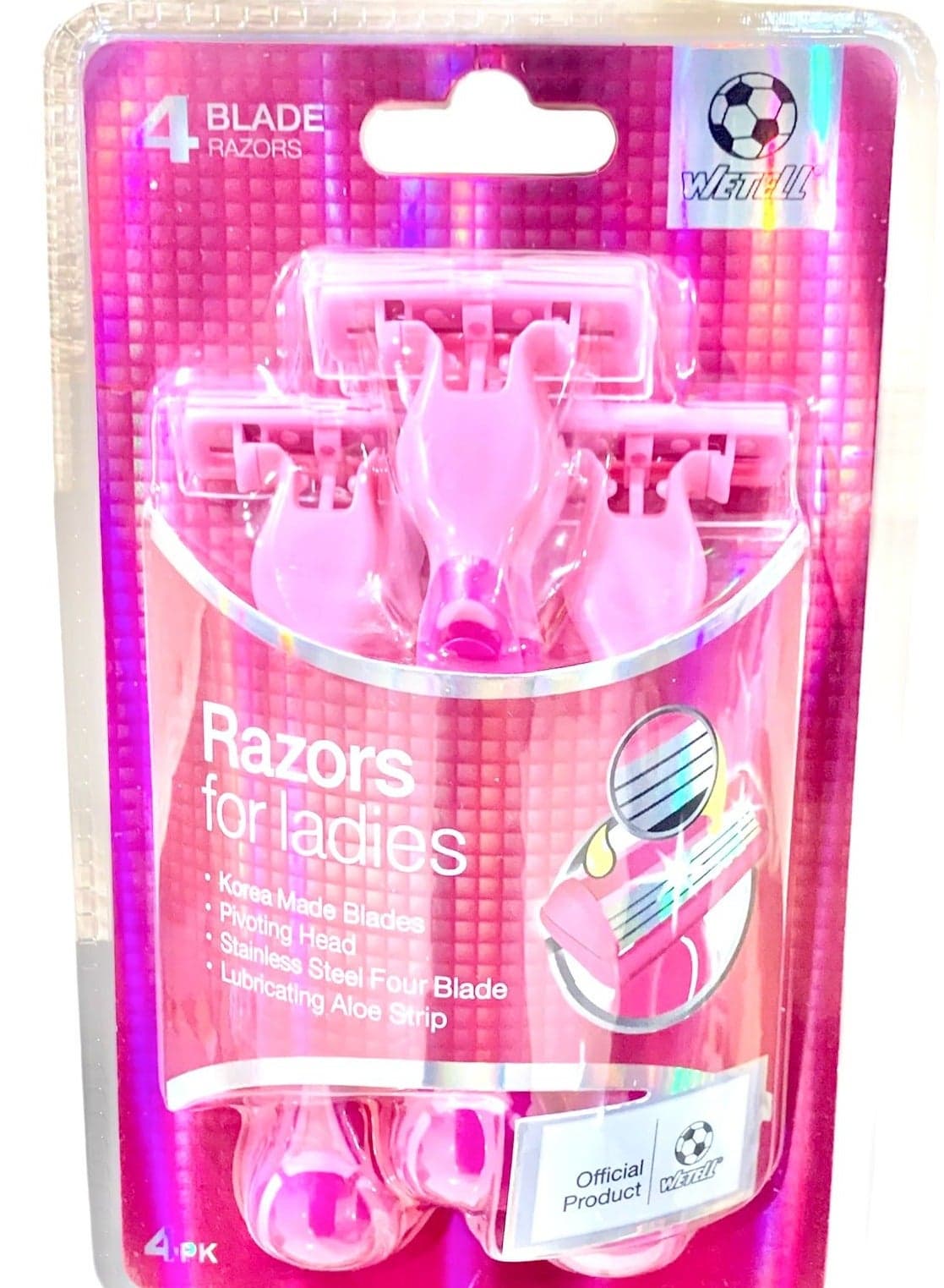 Wetell Razors For Ladies 4 Blade