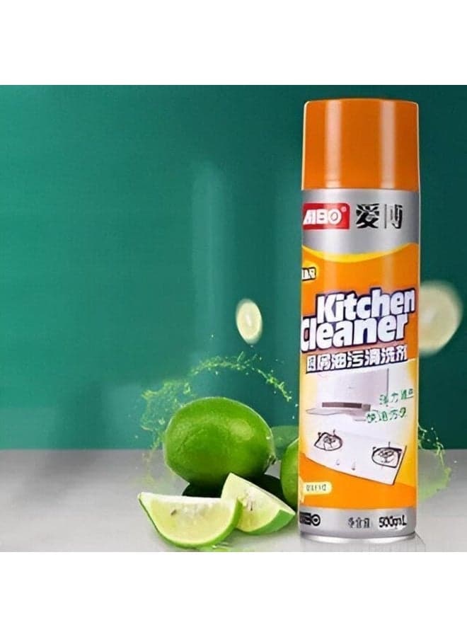 Magic Mart Multipurpose Foam Cleaner – Kitchen Cleaning Spray & Grease Stain Remover (500ml) – Scented Formula for Removing Stubborn Stains (٤)