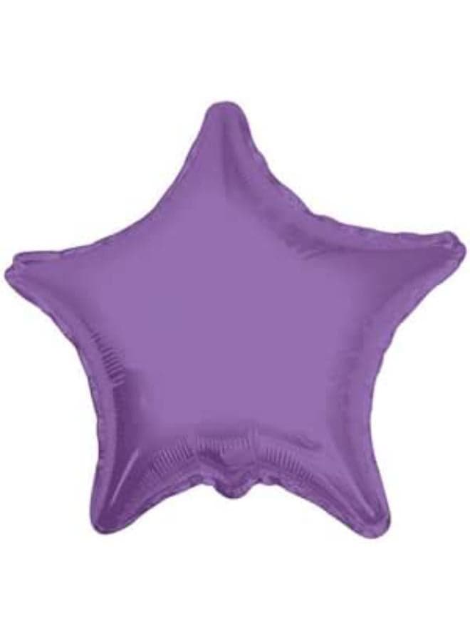 American helium balloon 18 SC Solid Star Violet