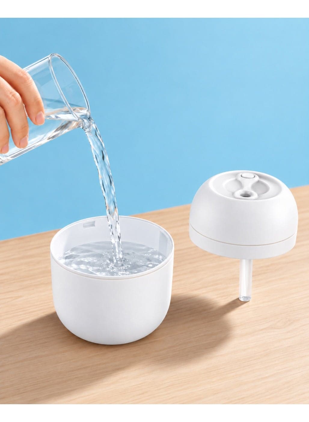 Electric Ultrasonic Aroma Diffuser with 7-Color LED Lights, Essential Oil Mist Maker for Home, Yoga, Office, Bedroom and Children’s Room (٣)