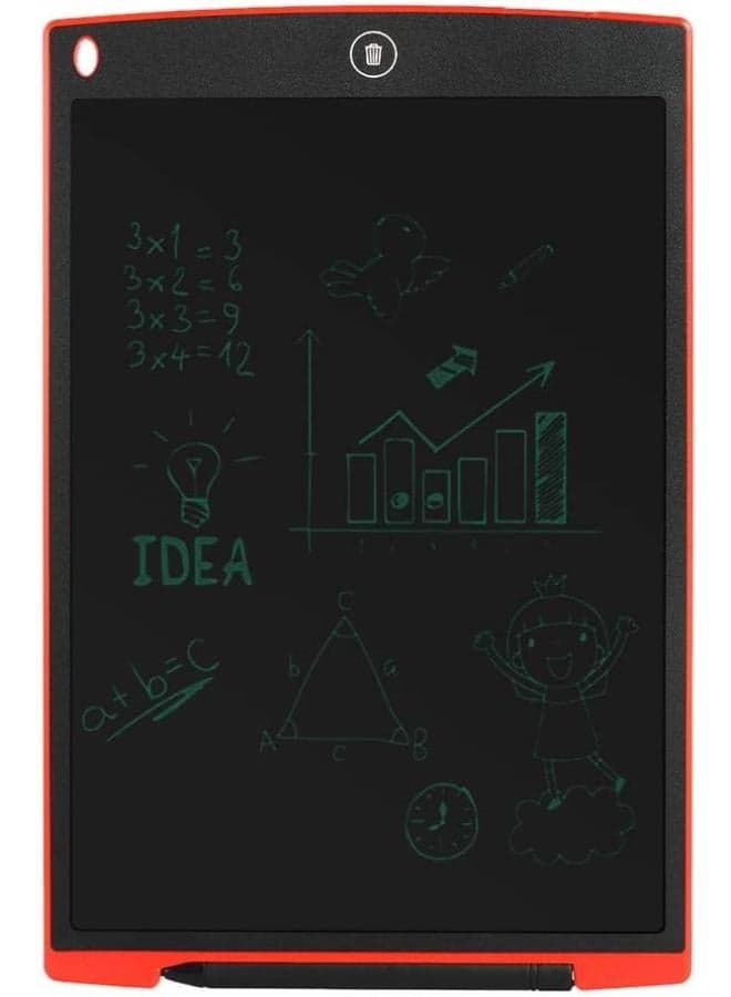 12 Inches LCD Writing Tablet e-Writer Handwriting Drawing Board with Plastic Stylus for Kids Business Use Reading & Writing (٣)