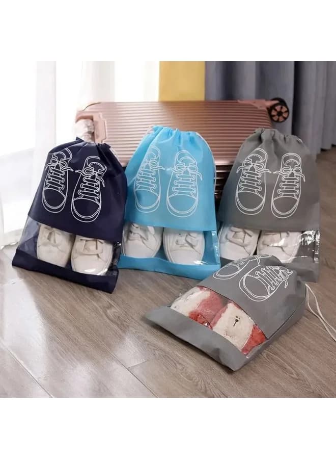 Shoe Storage Bags for Travel and Gym, Waterproof Shoe Organizer for Men and Women - 3 Pieces Storage Boxes