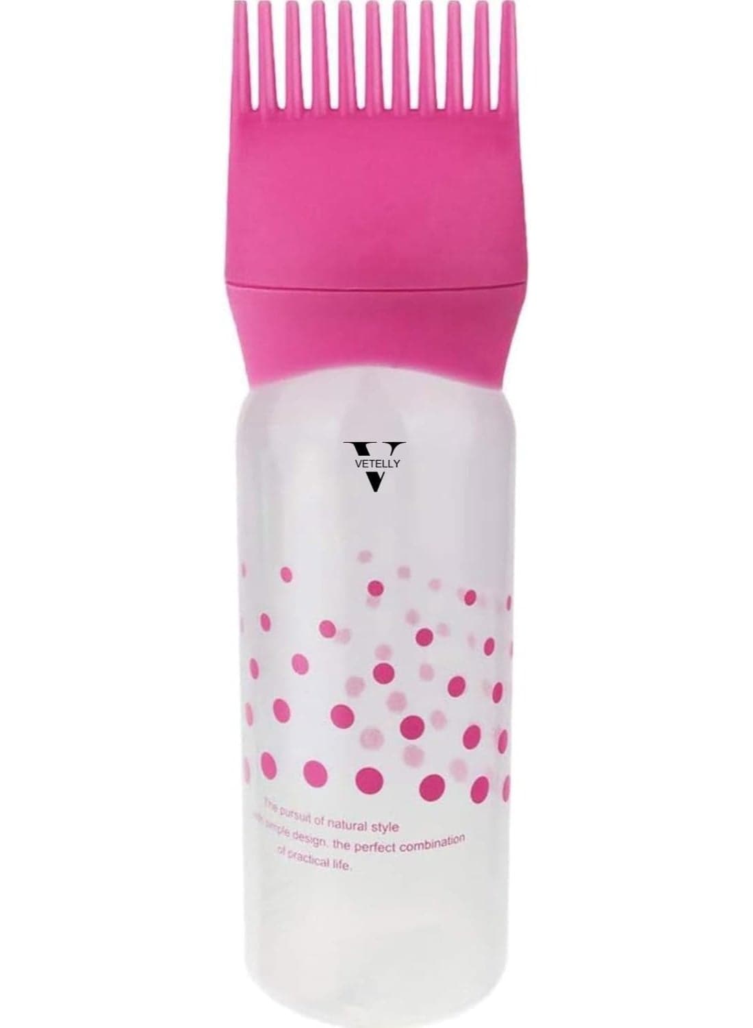 Root Comb Applicator Bottle - Applicator Bottle for Hair Dye and Hair Oil Applicator with Graduated Scale (multicolor) Hair Care Accessories (3)