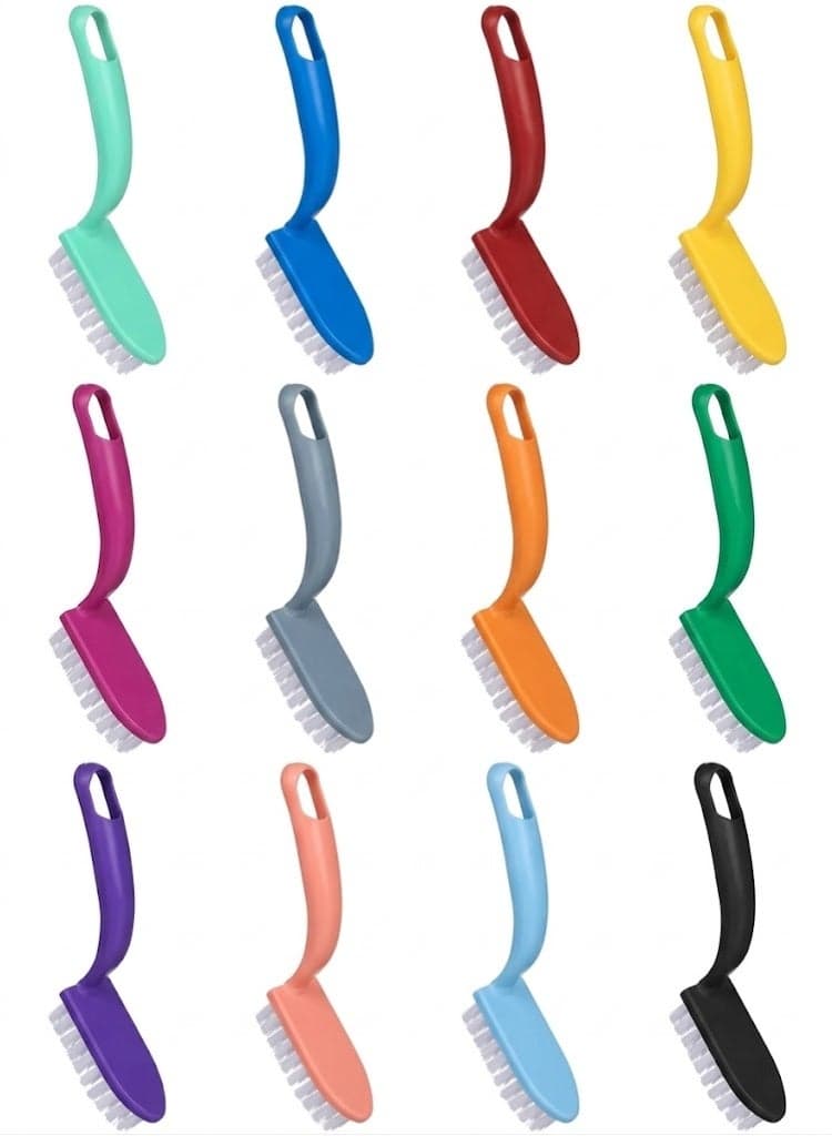 3 Piece Plastic Brush Set - Kitchen Cleaning Brush - Cleaning Fish Vegetables Kitchen Tools - Color may vary (7)