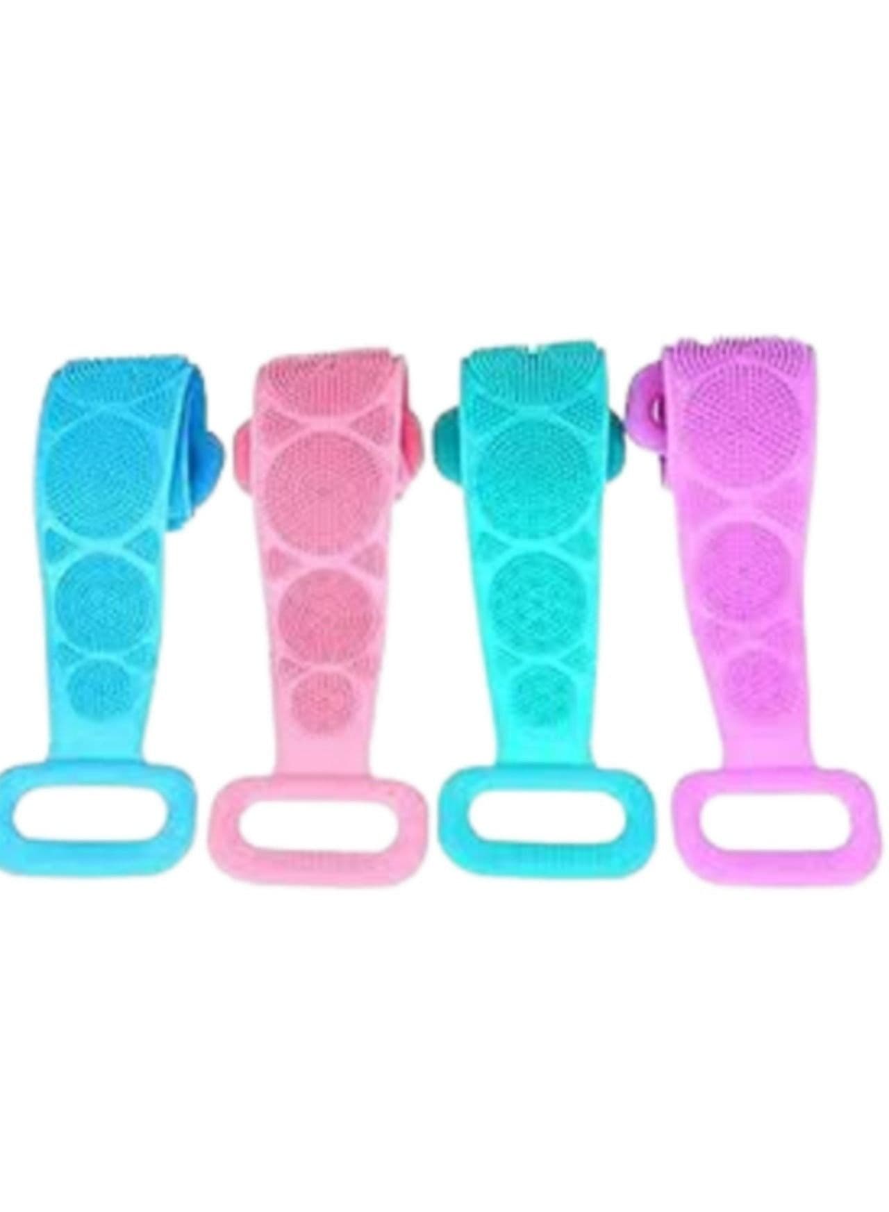 Multi-colored silicone loofah for bathing Bathing Accessories