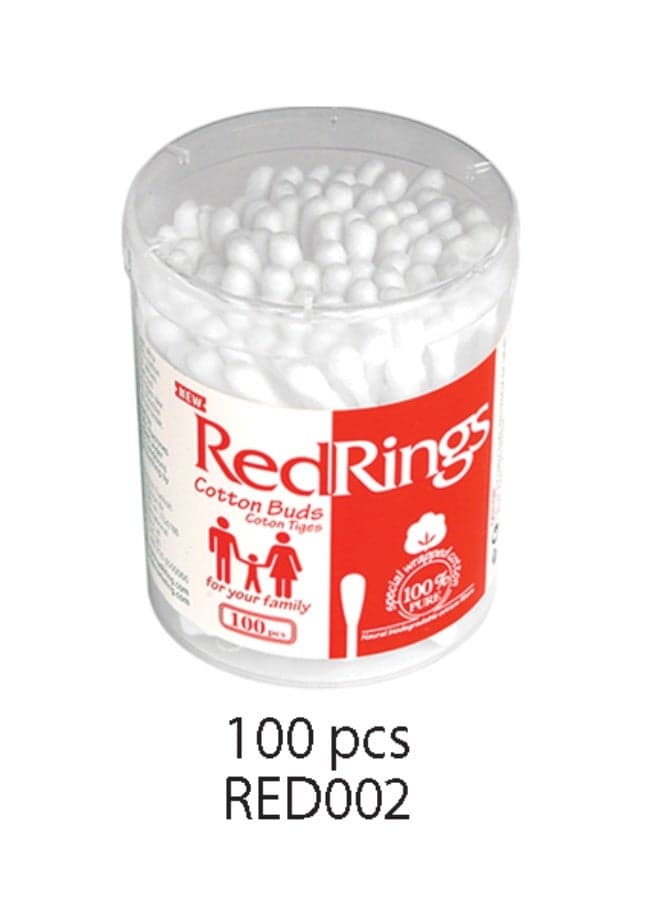 COTTON BUDS 100 PCS Cotton Balls & Swabs