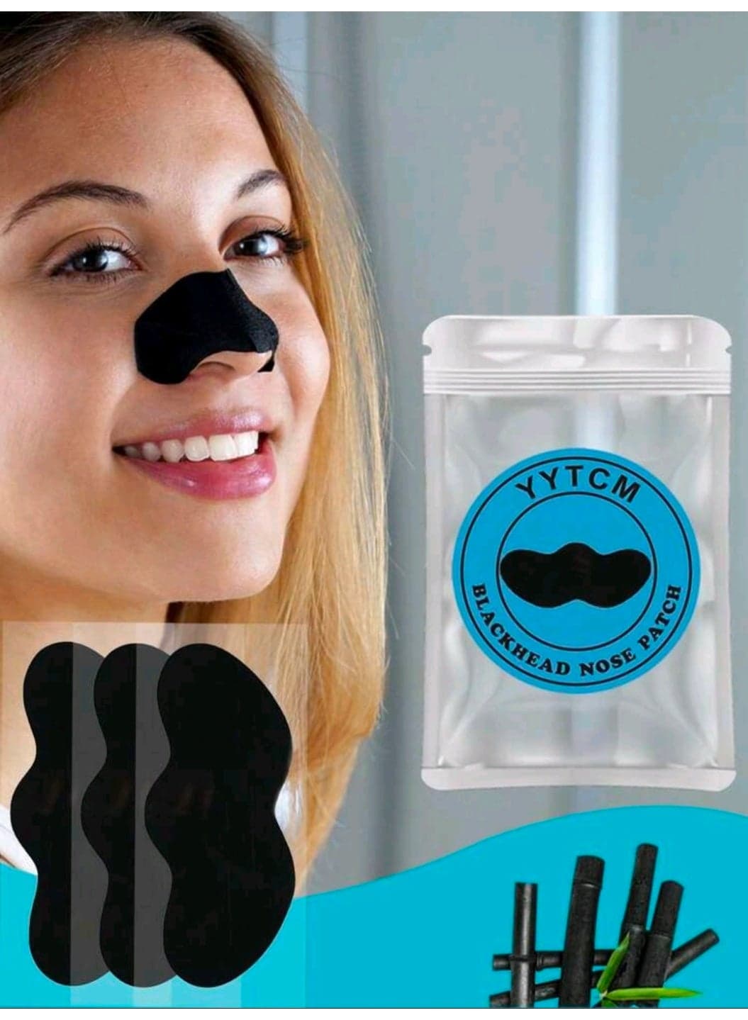 5-Piece Deep Pore Cleansing Blackhead Remover Nose Strips
