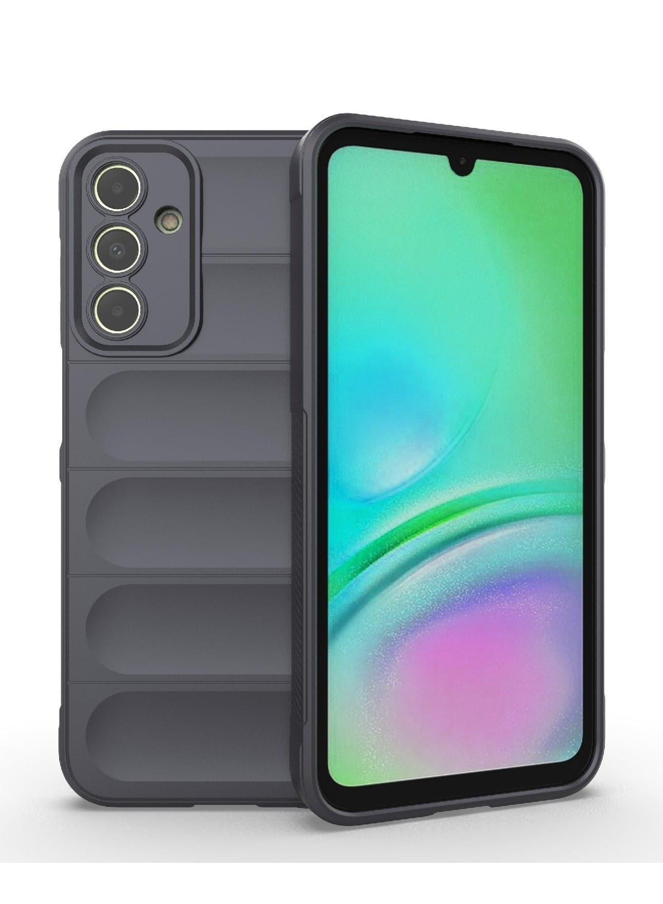 Phone case cover Magic Shield TPU + Silicone Shockproof Phone Case For Samsung galaxy A15 (Dark Grey)