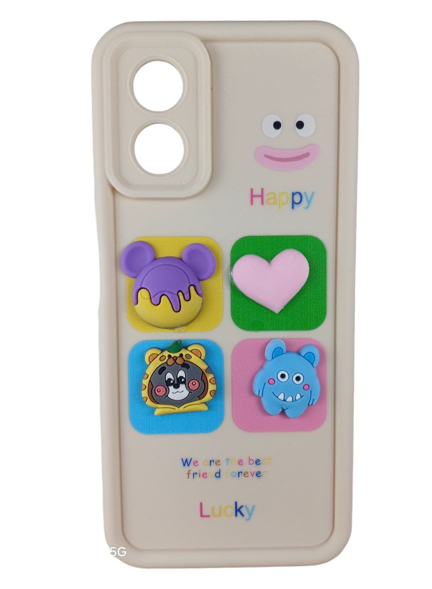 Back Cover Compatible With Phone Oppo A18 - Multi Color 586 Cases & Covers