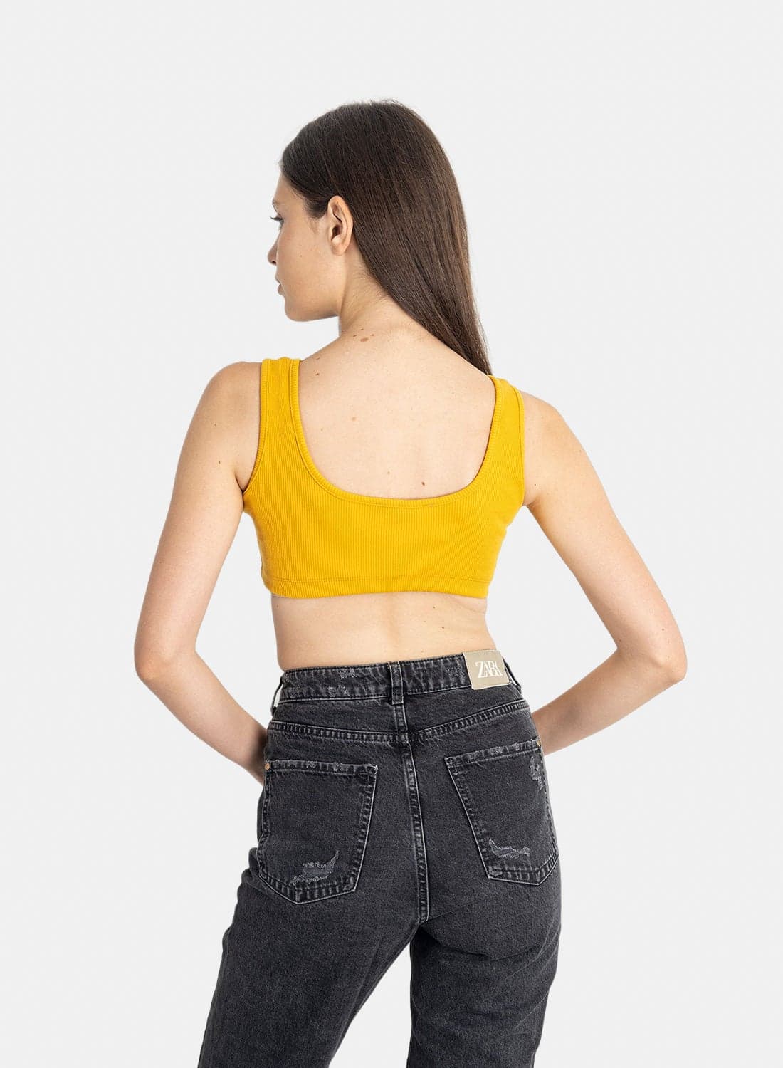 Square Neck Cropped Tank Top Crop Tops (3)