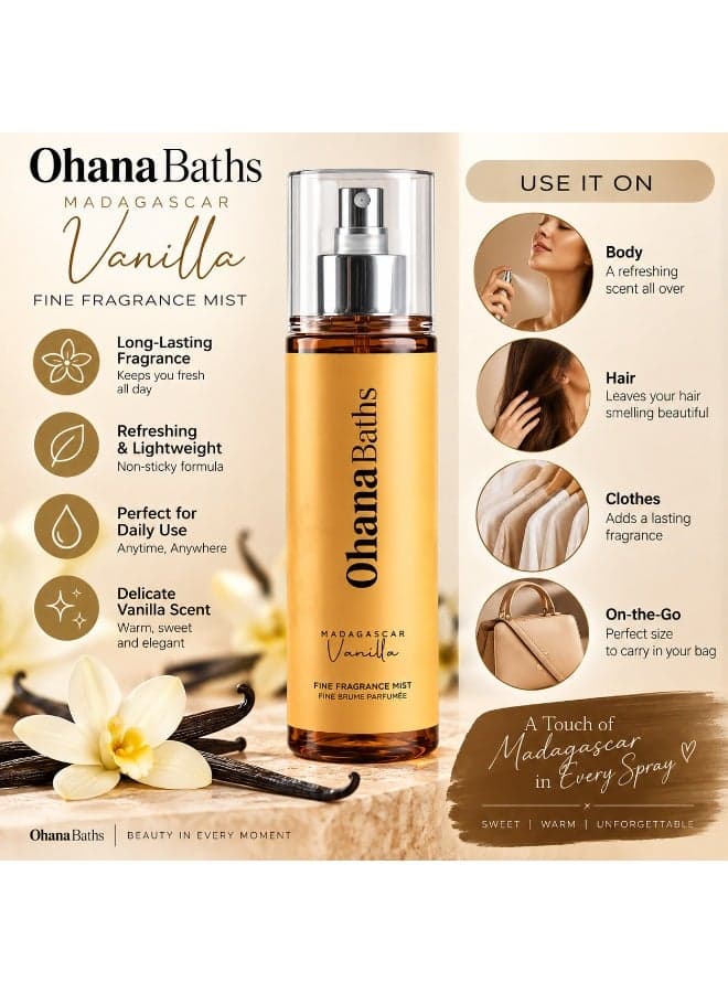 Madagascar Vanilla Body Mist - 200 ML (2)