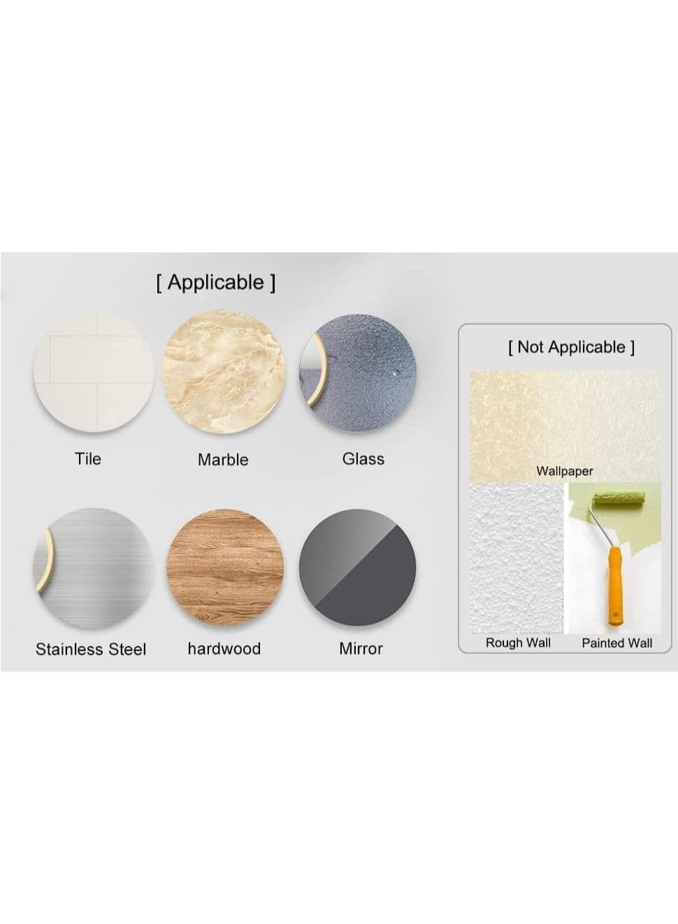 Shelf Stand - Wall Mounted Plastic Self Adhesive Hanging Bathroom Storage Shelf Rack Tray with Stickers, Bathroom Office Organizer Stand Without Drill Sticky for Soap, Liquid Bottles, & Spice Shower Caddies & Shelves (٧)
