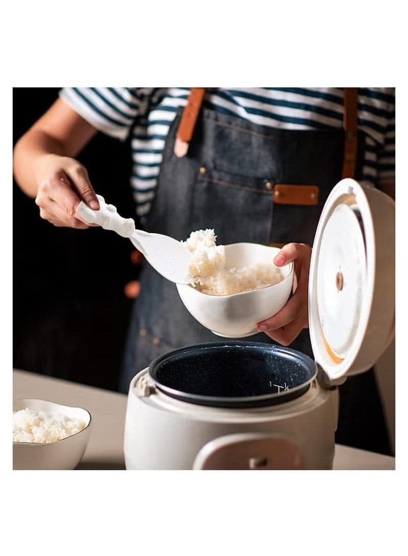 3pcs Rabbit Shape Standing Rice Spoon Household Rice Spoon for Cooking Rice (Random Color) Ice Cream Scoops (٦)
