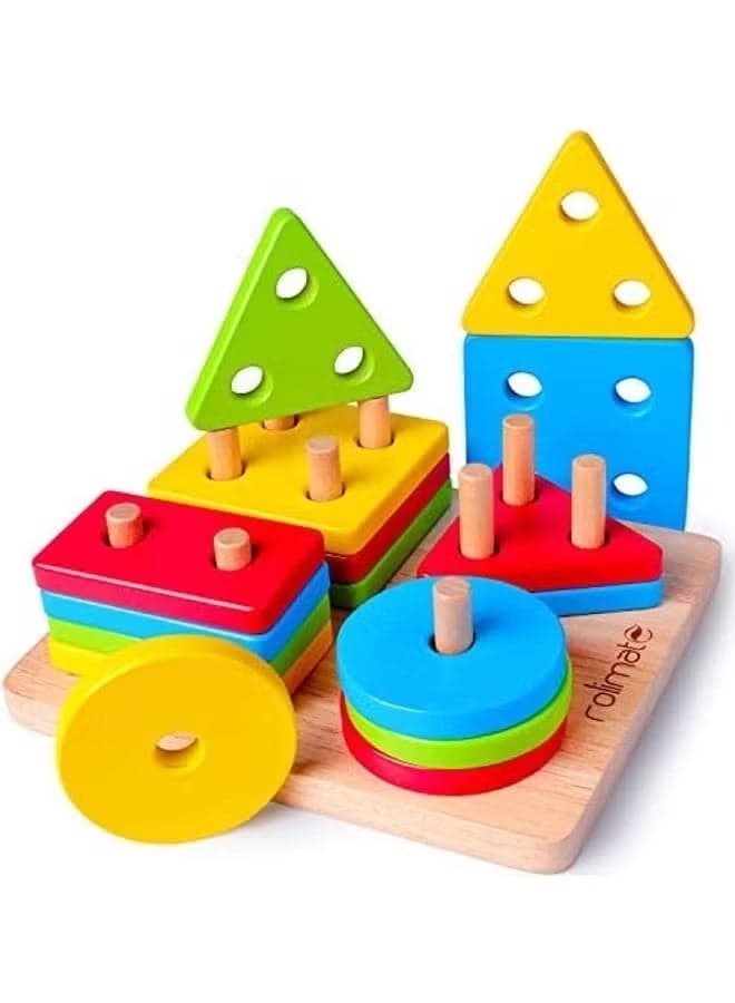 Toddler Toys Boys Girls Wooden Educational Toys Baby Gyms & Playmats