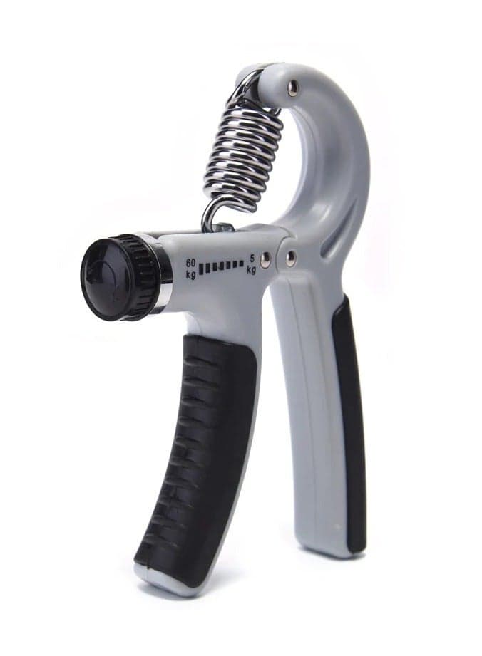 5-60Kg Adjustable Hand Grip Strengthener Exerciser, Black/Grey (٩)