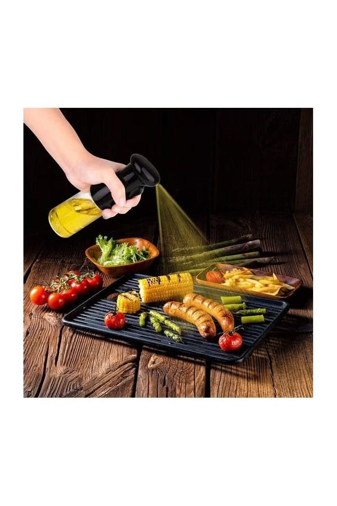 Generic Oil Spray Bottle for Cooking – Refillable Kitchen Oil Mister for Grilling, Baking & Salad Dressing – Multicolor Oil Dispensers (٢)