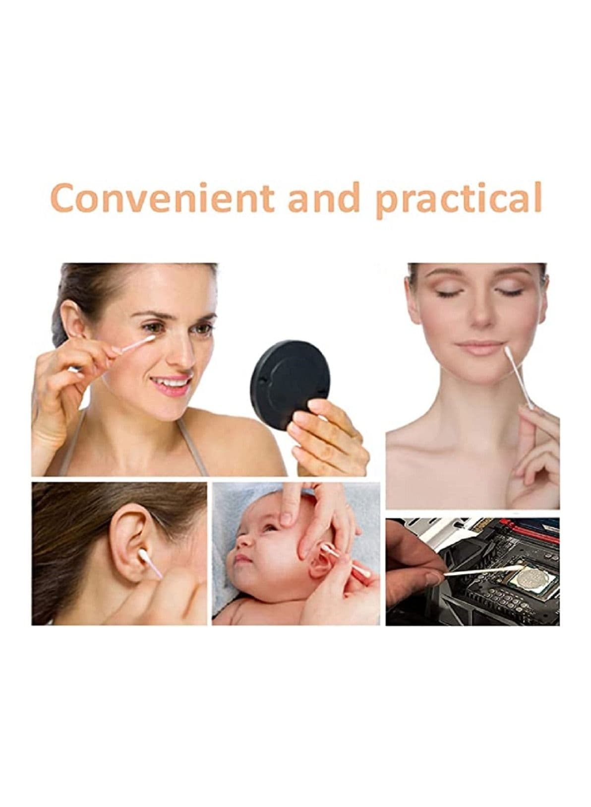 علبتين من اعواد للعناية بالاذن من القطن Bathing Accessories (5)