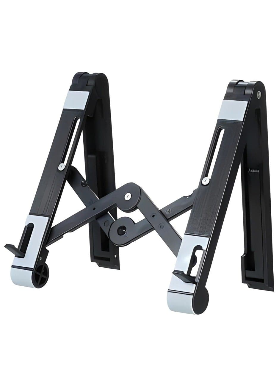 XS-804 Adjustable Desktop Stand for Mobile Phones, Tablets & Laptops, 180° Rotating Foldable Device Holder with Multi-Level Height Adjustment, Stable Support for Home, Office & Study – Black Mounts & Holders