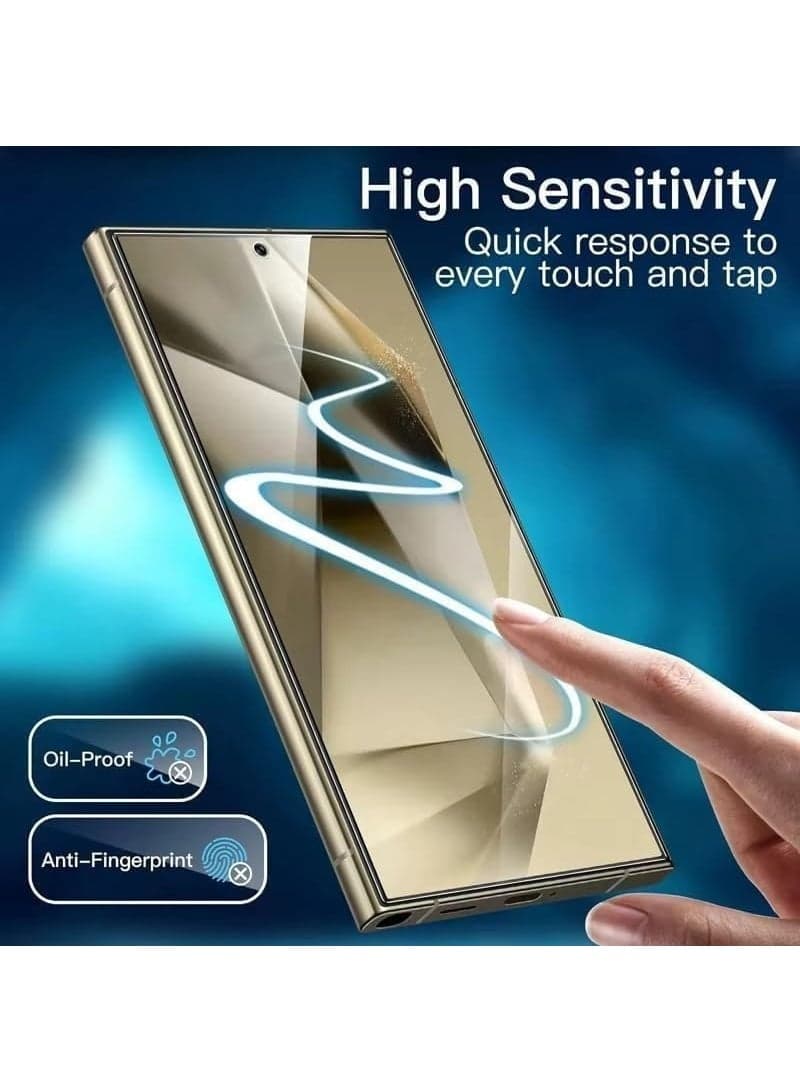 Grabist Screen Protector for Samsung Galaxy S26 Ultra, Support Fingerprint Unlock, Scratch Resistant, Bubble-Free, Easy Installation,9H Hardness, Full Coverage Film for samsung S26 Ultra (clear) Mobile Screen Protectors (٦)