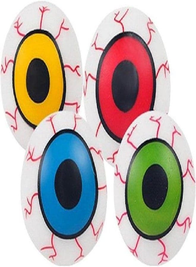 Eye Ball Stress Toy Halloween Stress Ball Toys Bloodshot Eyeball Squeeze Toys, 1Pc Children Stress Toy, Halloween Carnival Games Party Favors (3)