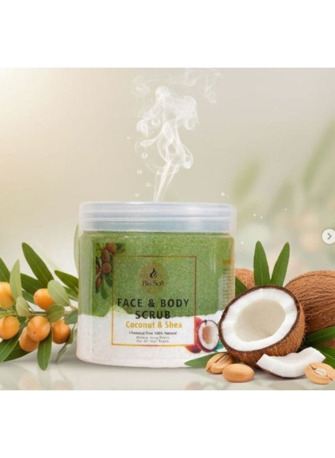 Face & Body Scrub Coconut & Shea Body Scrubs & Polishes