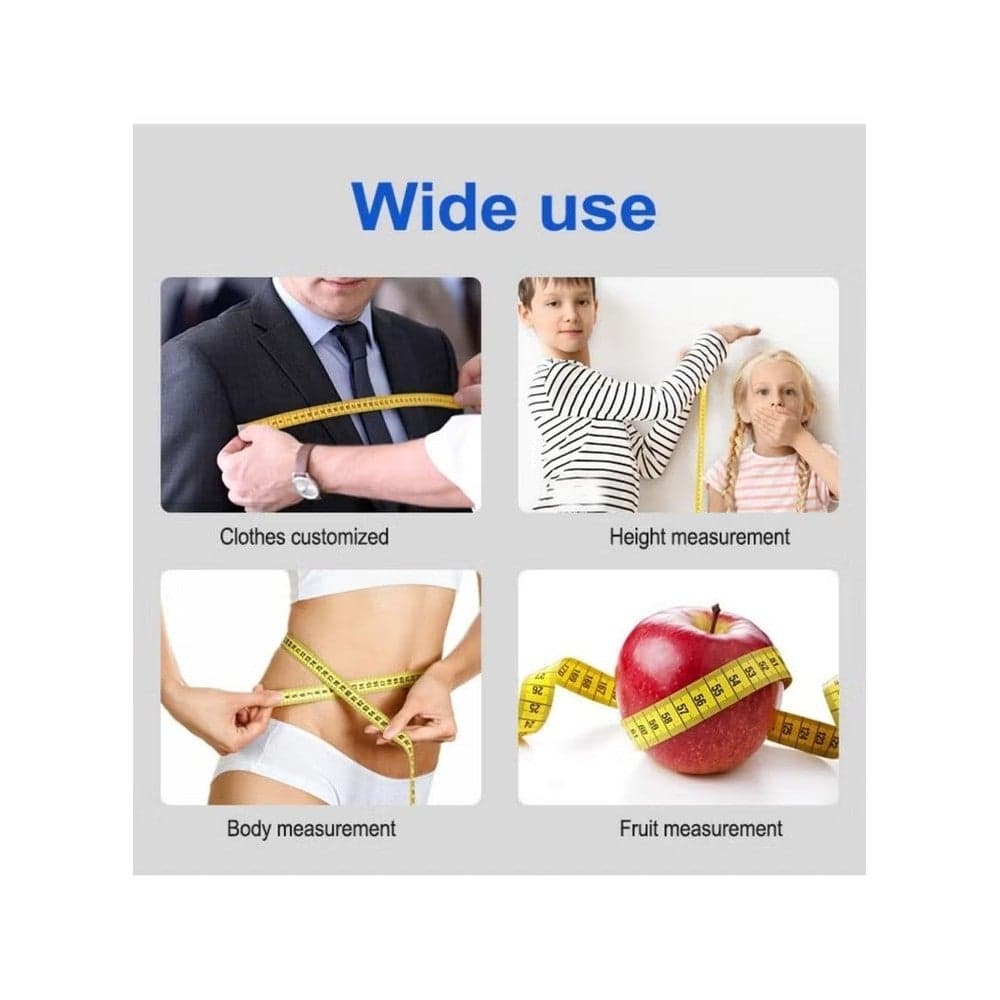 White measuring tape and 3m double graduated tailor's measuring tape (2 pieces) Rulers & Tape Measures (٧)