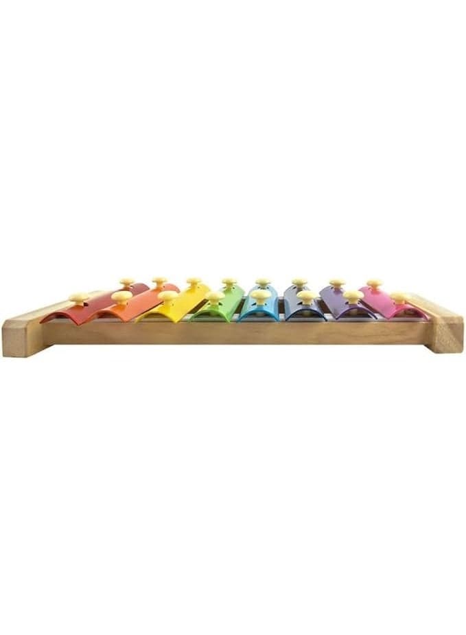 Wooden xylophone with drumsticks - for entertainment, development, and talent growth Musical Instrument Toys (٤)