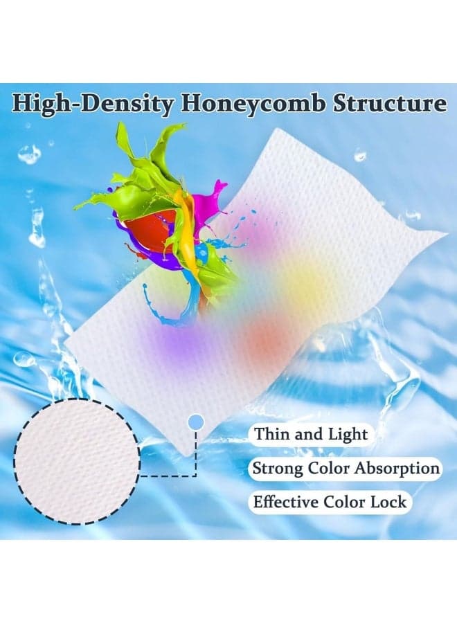Color Absorbing Laundry Sheets for Washing Machine 50 PCS – High Quality Anti Color Transfer Sheets to Protect Clothes and Keep Fabrics Bright, Clean & Color Safe During Washing Colour Care (٥)