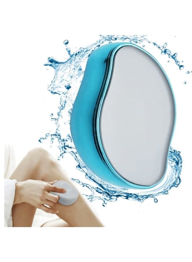 Painless Magic Hair Removal and Body Exfoliation Tool – Shiny Blue Epilators (3)