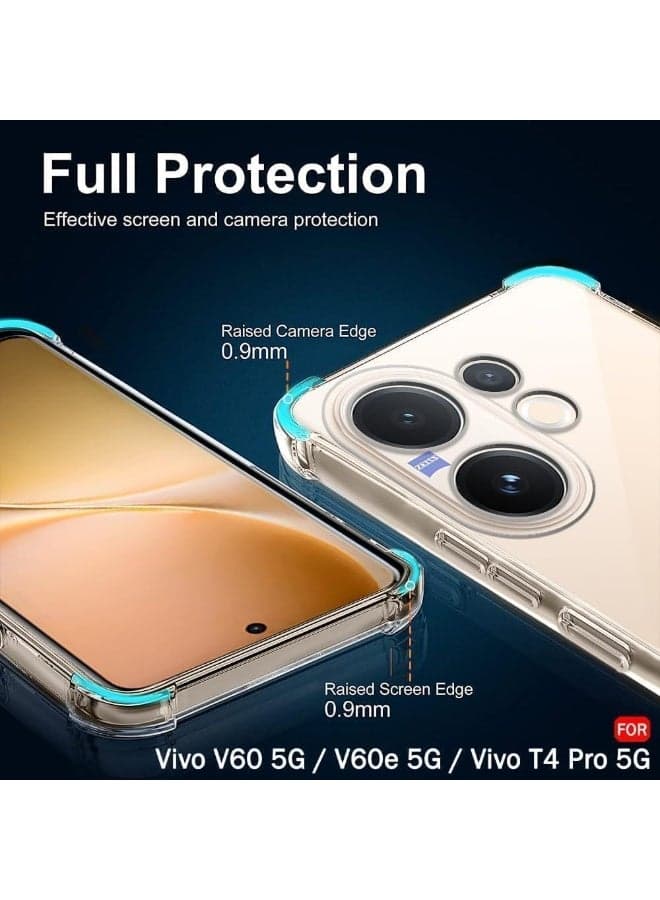Vivo V60 & vivo T4 Pro Anti Shock Transperent Case Cases & Covers (3)