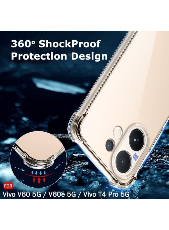 Vivo V60 & vivo T4 Pro Anti Shock Transperent Case Cases & Covers (2)