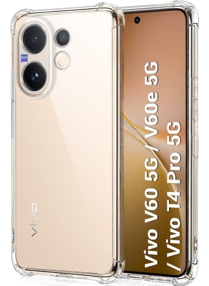 Vivo V60 & vivo T4 Pro Anti Shock Transperent Case Cases & Covers