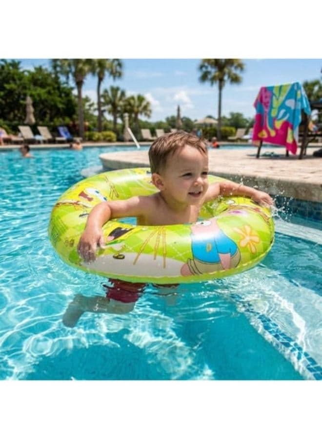 Spongebob Squarepants & Patrick Star Kids Swimming Ring, 80 cm Swim Rings (٣)