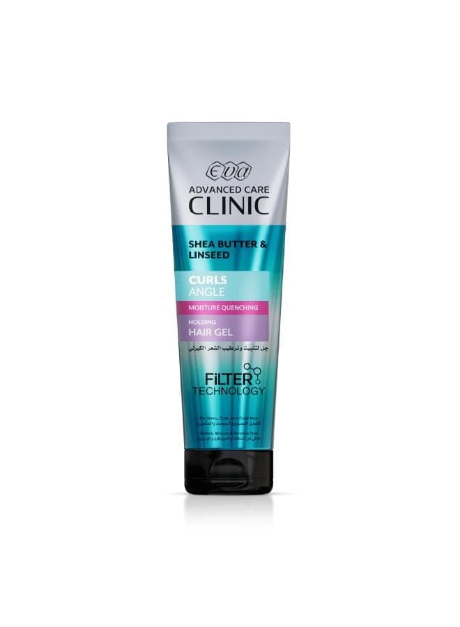 Clinic Curls Gel with Shea Butter & Linseed for Wavy, Curly & Coily Hair 230 ML