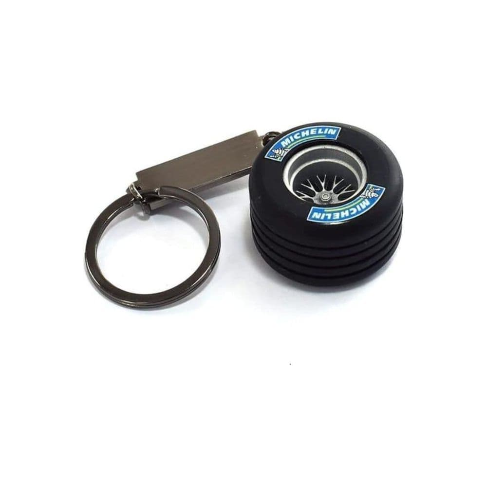 Michelin wheel-shaped keychain - premium rubber - fits most cars Full Car Covers
