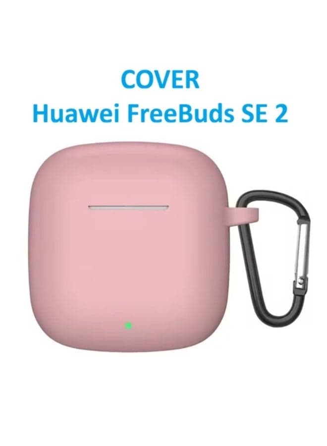 Silicone Case for Huawei FreeBuds SE 2 - Pink Headphone Cases