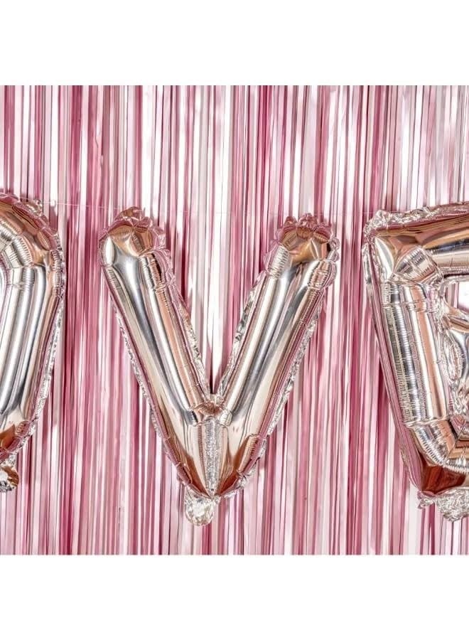 Giant Silver Letter V Balloon Foil Helium Big Single Mylar Balloon Birthday Party Decoration Supply Baby Shower Event (٣)