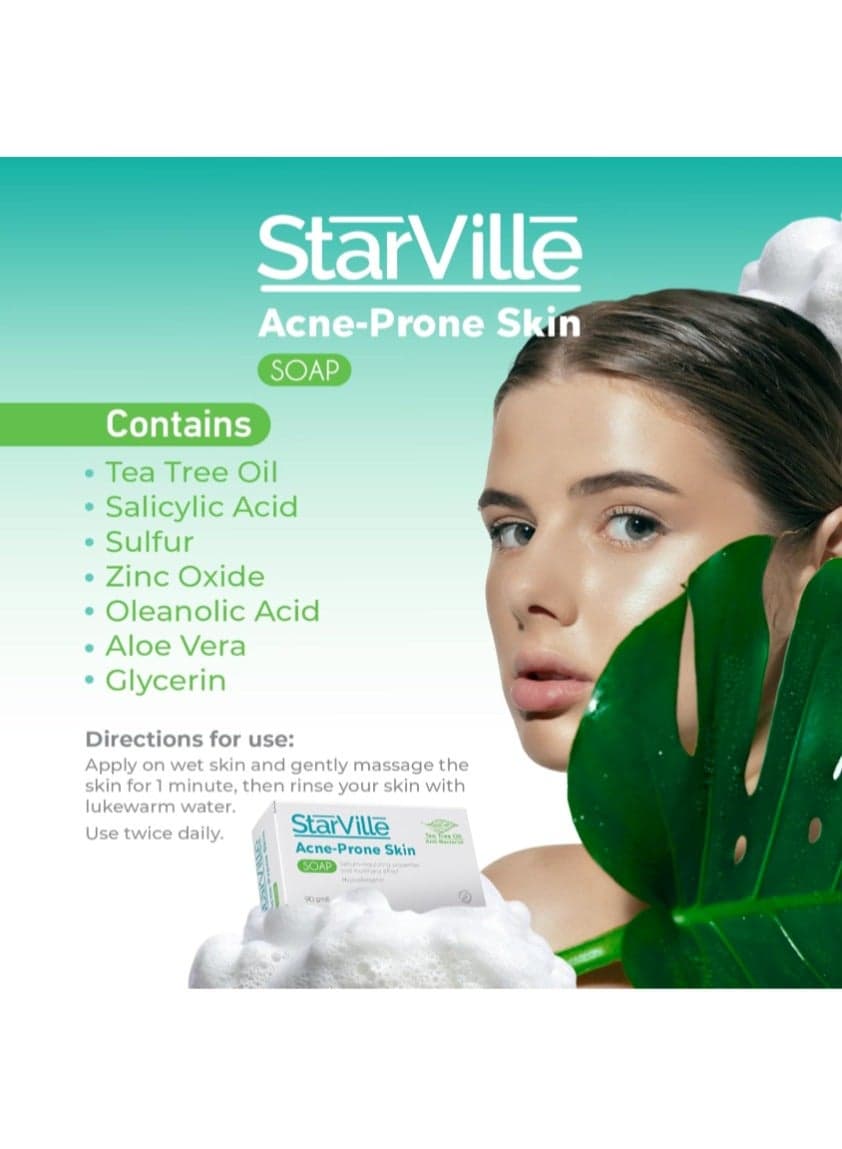 Starville Acne-prone skin Soap 90 gm Acne & Blemish Treatments (٦)