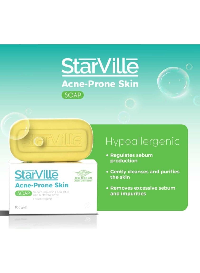Starville Acne-prone skin Soap 90 gm Acne & Blemish Treatments (٥)