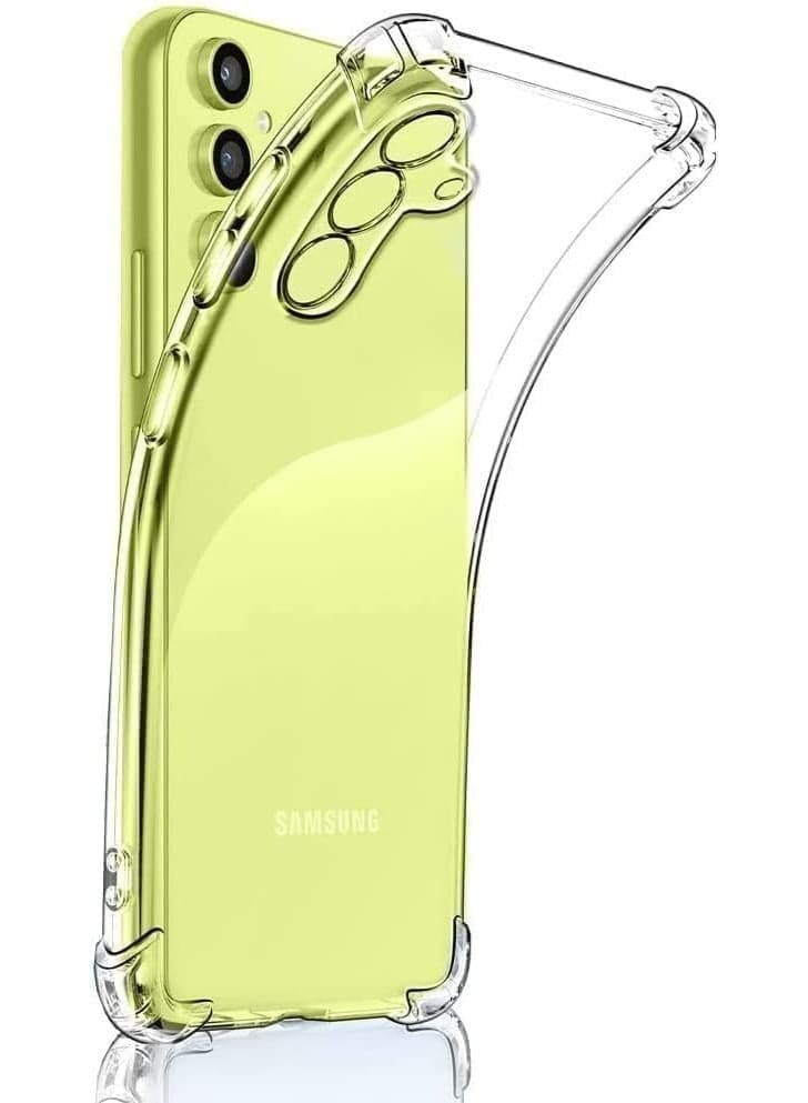 Case Compatible with Samsung Galaxy A54 Clear Case Shockproof Full Body Protection TPU Shockproof Anti-Yellow Phone Cover - Clear (2)