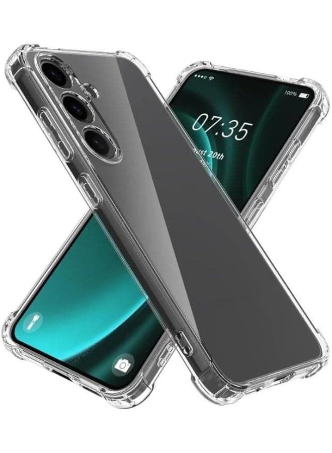 Case Compatible with Samsung Galaxy A54 Clear Case Shockproof Full Body Protection TPU Shockproof Anti-Yellow Phone Cover - Clear