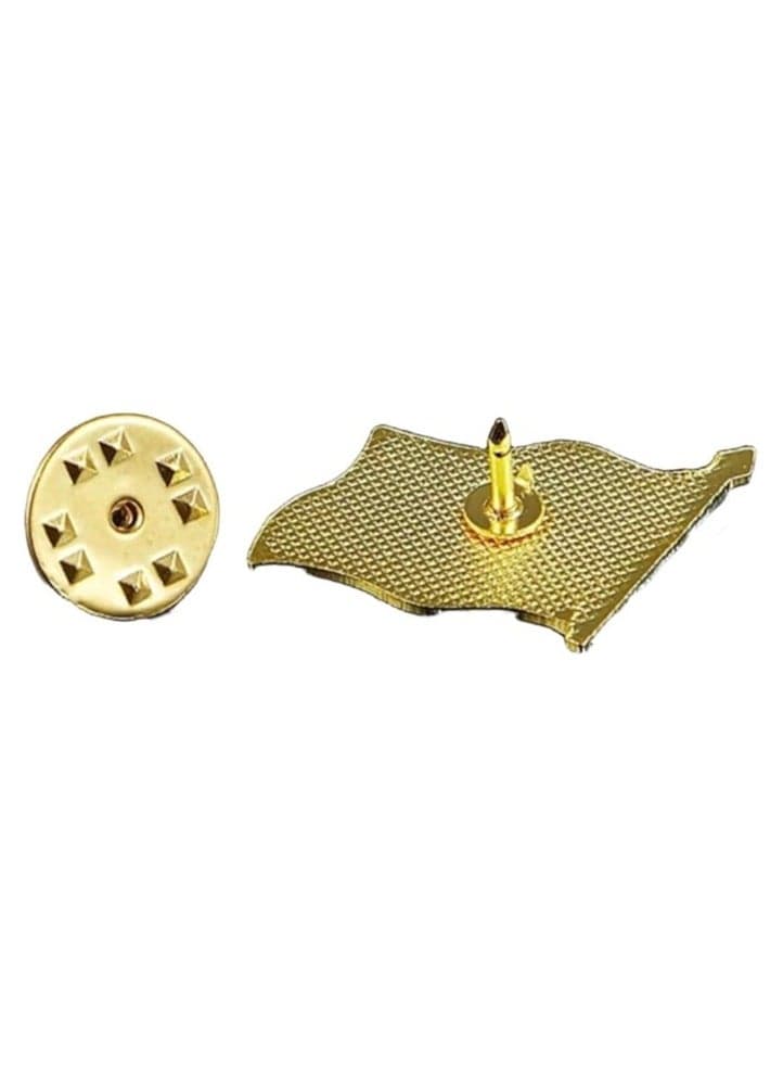 A pin in the shape of the Egyptian flag, with a gift pin with the product, a suit pin in the shape of the Egyptian flag and a gift pin from Galeen. Tie Pins (2)