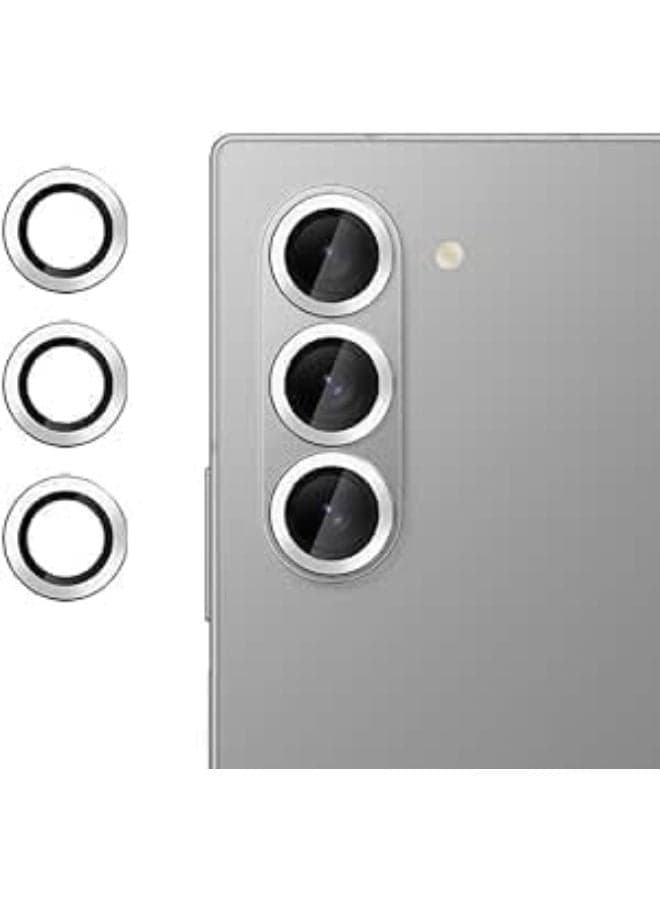 Full Coverage Camera Lens Protector For Samsung Galaxy Z Fold 7 – Scratch Resistant & Ultra Clear - Silver Mobile Lens & Lens Protectors (٢)