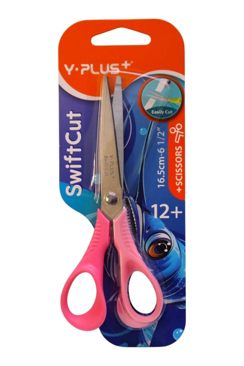 Y-Plus Scissors Card, Metal Blade, 16.5Cm – Swiftcut – NO. Sc250401 Arts & Craft Scissors (٢)