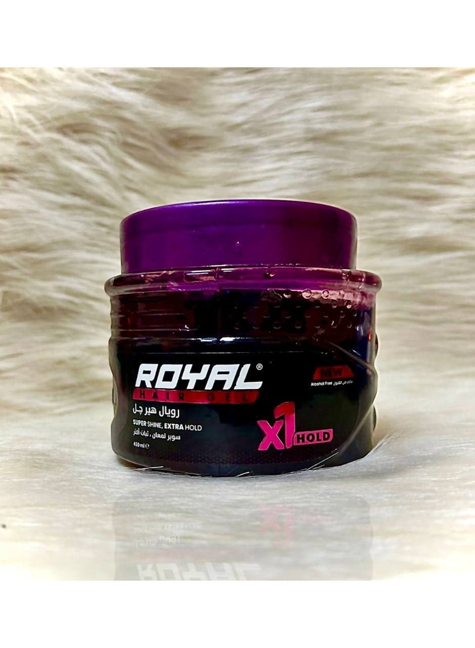 Royal Hair Gel Extra Hold 450 ml Purple (Packaging may vary) Creams, Gels & Lotions
