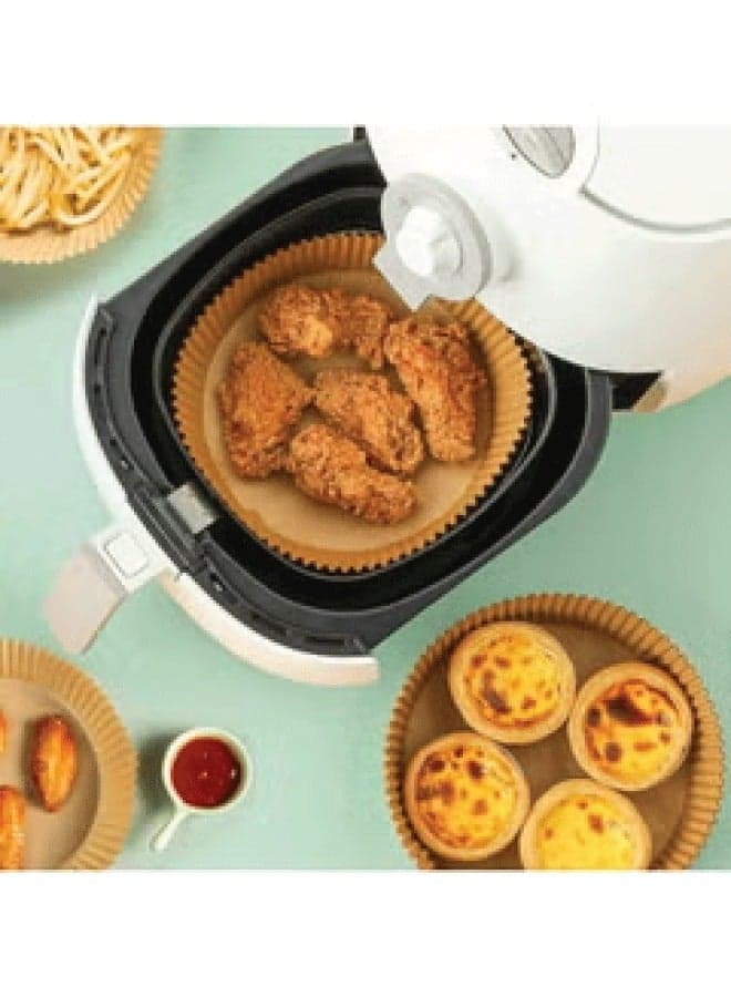 Air fryer paper 100 pieces healthy and nonstick b160mm x 45mm Baking & Cookie Sheets (٦)